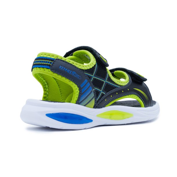 Kennedy Blinke Sandal 11061 Black/LimeGreen