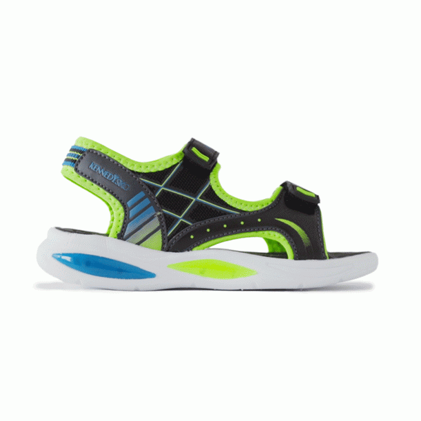 Kennedy Blinke Sandal 11061 Black/LimeGreen