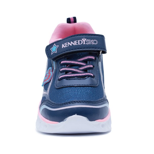 Kennedy Blinkesko 12032 Navy/Blue/Pink
