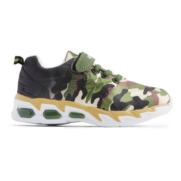 Kennedy Blinkendeschuhe 11034 Army Green Camouflage