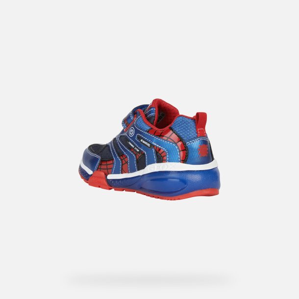 GEOX Disney Marvel Spider-Man Blinkesko J26FEB Navy/Royal