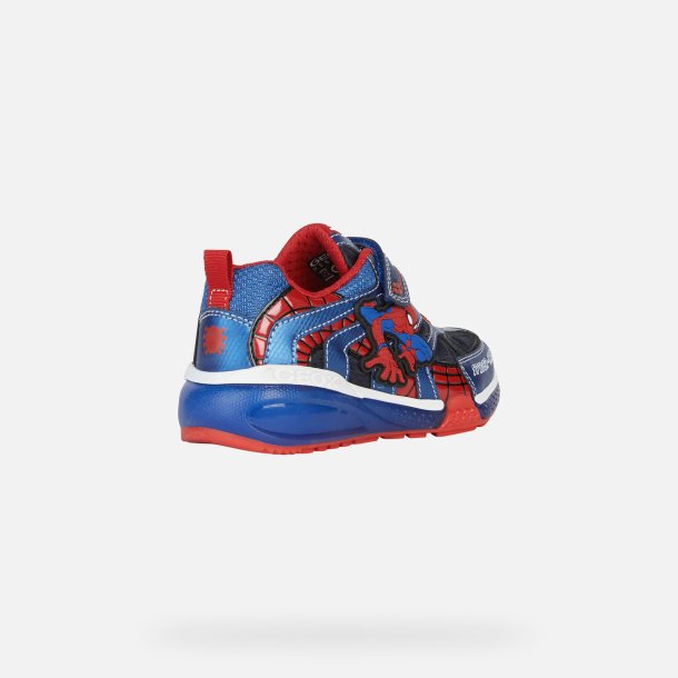 GEOX Disney Marvel Spider-Man Blinkesko J26FEB Navy/Royal