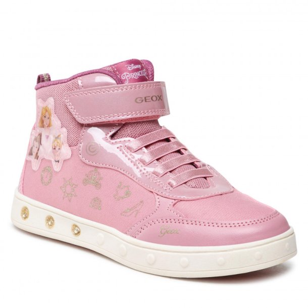 GEOX Disney Princesses Skylin J258WD Blinkesko Pink
