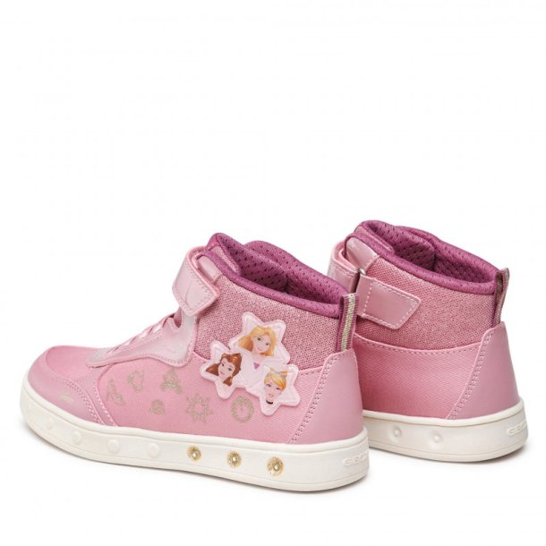 GEOX Disney Princesses Skylin J258WD Blinkesko Pink