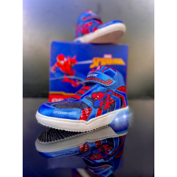 GEOX Disney Marvel Spider-Man Hightop Blinkesko J269YC Navy/Royal