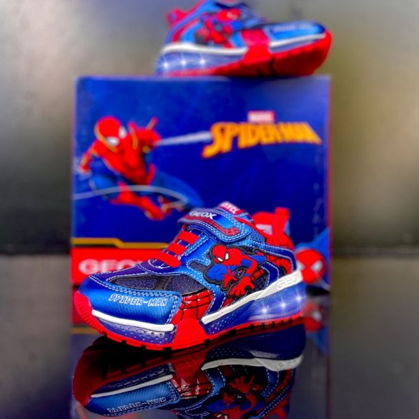 GEOX Disney Marvel Spider-Man Blinkesko J26FEB Navy/Royal